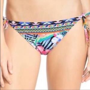 LA BLANCA Printed Low Rise Swim Bottom SZ 12